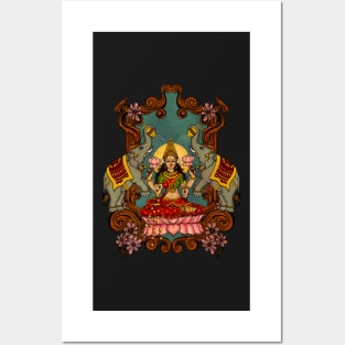 LAKSHMI - GODESS OF WEALTH Posters and Art